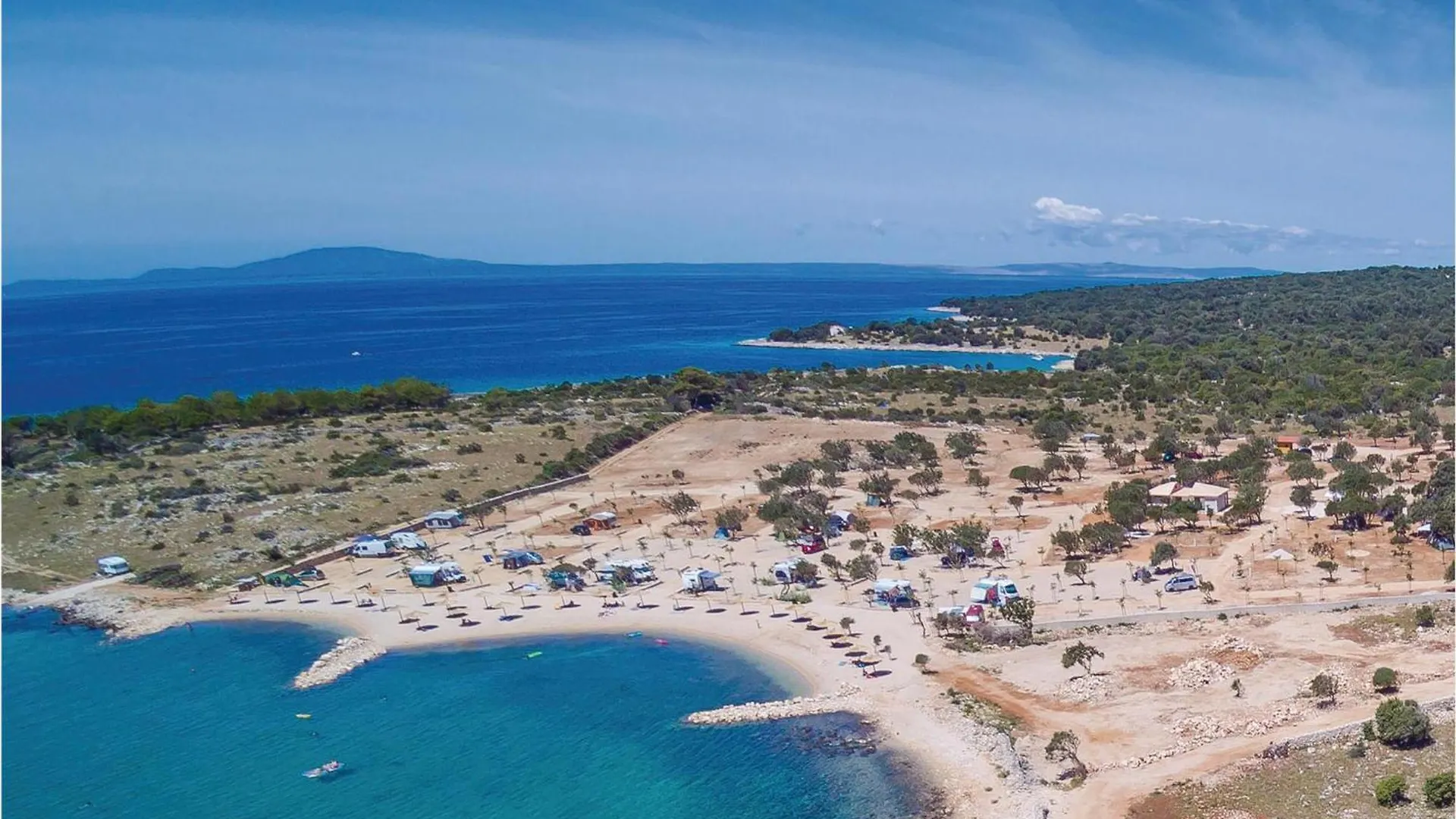 Awesome Apartment In Mandre With House Sea View